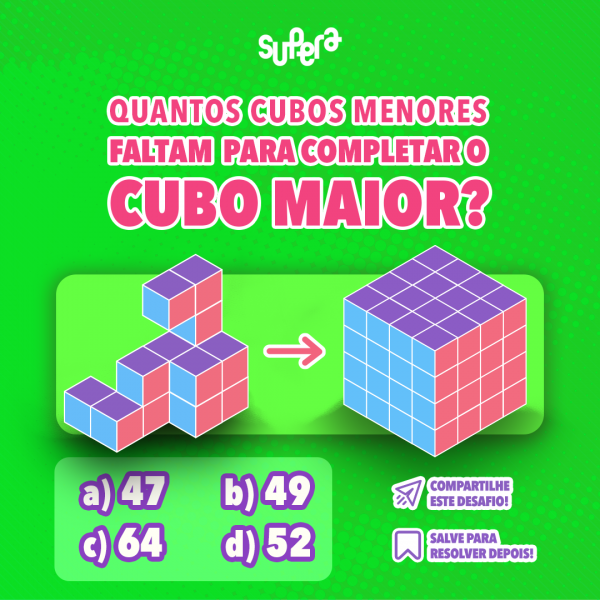 Desafio: Quantos Cubos